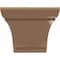 Ekena Millwork 5"W x 10"D x 5"H Wide Olympic Rough Cedar Woodgrain TimberThane Corbel, Primed Tan CORUR05X10X05OLYRCPR - alternate 6